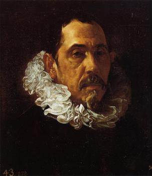 Diego Rodriguez De Silva Velazquez : Portrait of a Man with a Goatee